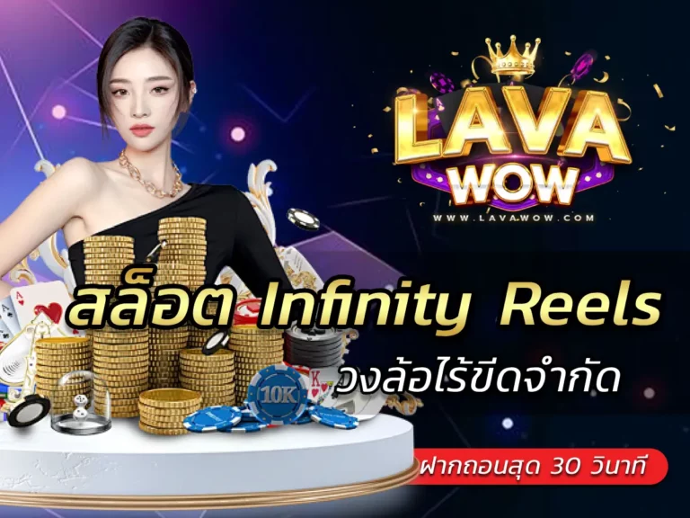 สล็อตแบบ Infinity Reels วงล้อไร้ขีดจำกัด ชนะต่อเนื่อง!